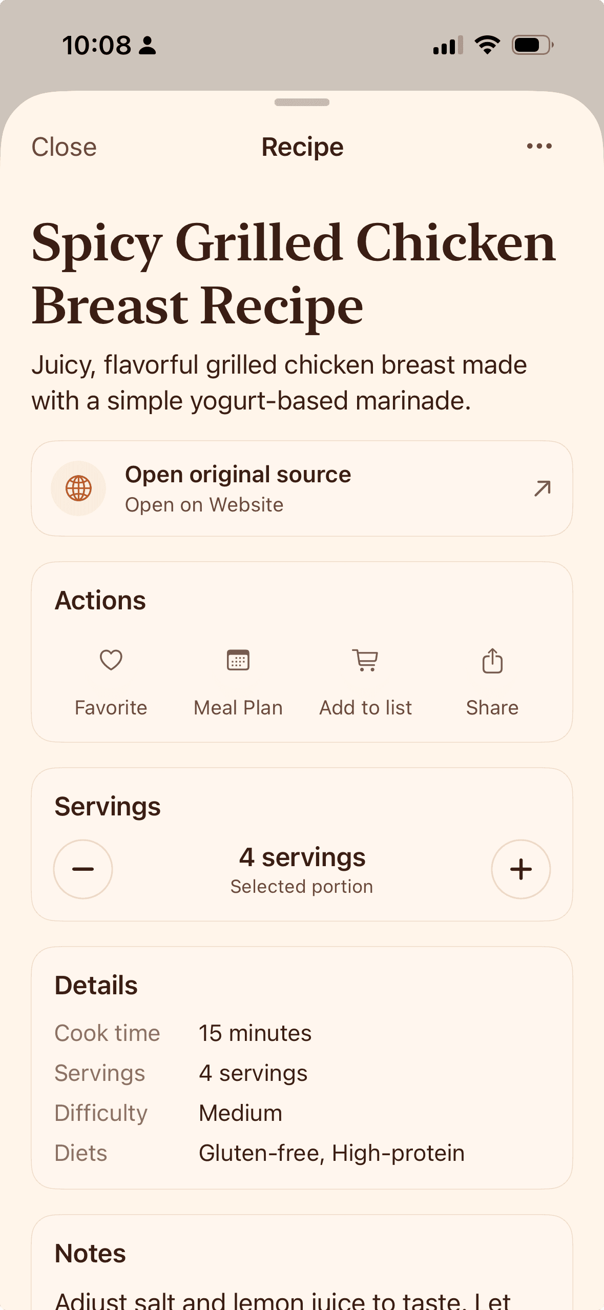 Turn videos into real recipes in Recetta